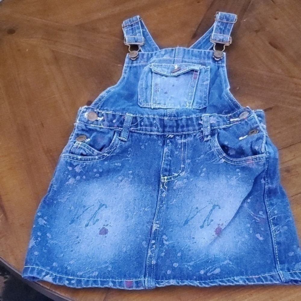 Chillipop Overall Jean Dress Size 6X